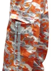 Bewild Unisex Basic UFO Pants (Orange Camo)