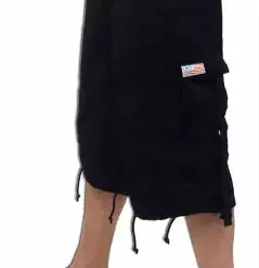 Bewild Zip Off UFO Unisex Basic UFO Pants W/ Zip Off Legs To Shorts (Black)