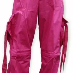 Bewild Zip Off UFO Unisex Basic UFO Pants W/ Zip Off Legs To Shorts (Hot Pink)