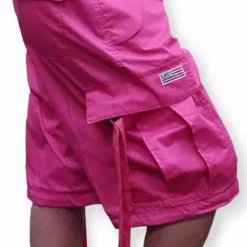 Bewild Zip Off UFO Unisex Basic UFO Pants W/ Zip Off Legs To Shorts (Hot Pink)