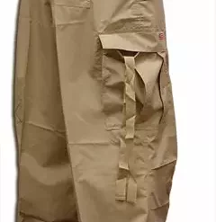 Bewild Unisex Basic UFO Pants W/ Zip Off Legs To Shorts (Khaki) Zip Off UFO