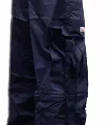 Bewild Unisex Basic UFO Pants W/ Zip Off Legs To Shorts (Navy)