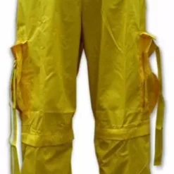 Bewild Unisex Basic UFO Pants W/ Zip Off Legs To Shorts (Yellow)