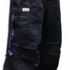 Bewild Unisex Basic UFO Pants With Contrast Stitching (Black/Purple) 2 Bewild Unisex Basic UFO Pants With Contrast Stitching (Black/Purple)