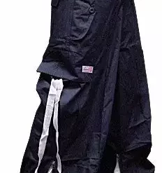 Bewild Unisex Basic UFO Pants With Expandable Bottoms (Navy) Expandable Bottom UFO