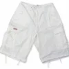 Bewild Basic Unisex UFO Shorts Unisex Basic UFO Shorts (Bright White)
