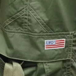 Bewild Unisex UFO Pants With Contrast Color (Olive Green/Khaki)