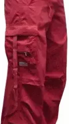 Bewild Basic Unisex UFO Unisex UFO Slim Fit Cantiene Pants (Red)