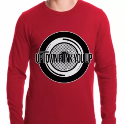 Bewild Hip-Hop Inspired Clothing Uptown Funk You Up Record Thermal Shirt