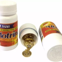 Bewild Diversion Safes, Trays & Containers Motrin Ibuprofen Tablets Diversion Safe