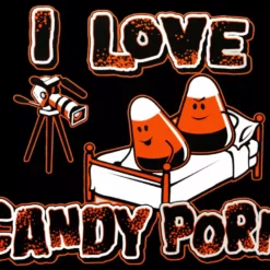 Bewild Halloween Shirts - I Love Candy Porn Men's T-Shirt