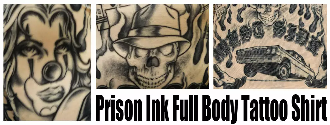 Bewild Illusion Tattoos Men's Full Body Tattoo Shirt - Prison Ink Full Body Tattoo Shirt 15 Bewild Illusion Tattoos Men's Full Body Tattoo Shirt - Prison Ink Full Body Tattoo Shirt