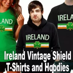 Bewild Ireland Vintage Shield International Mens T-Shirt 21 Bewild Ireland Vintage Shield International Mens T-Shirt