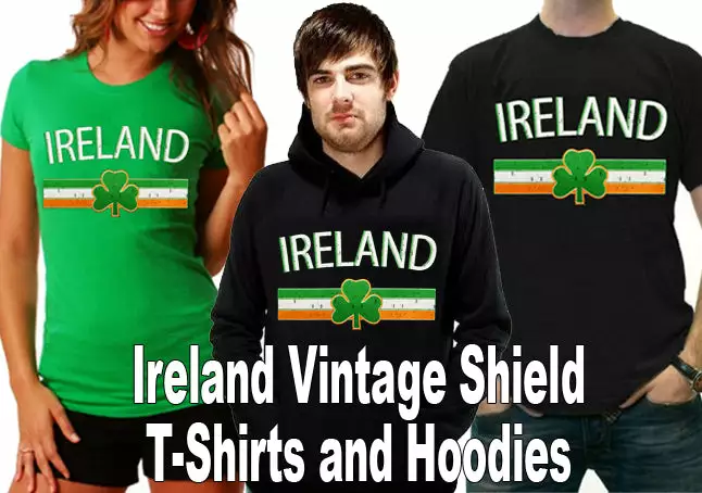 Bewild Ireland Vintage Shield International Mens T-Shirt 12 Bewild Ireland Vintage Shield International Mens T-Shirt