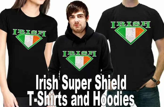 Bewild Irish Super Shield Ladies T-Shirt St.Patricks Day 10 Bewild Irish Super Shield Ladies T-Shirt St.Patricks Day