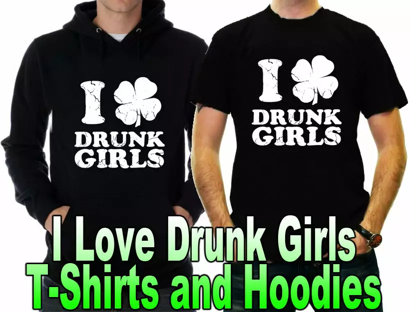 Bewild St.Patricks Day I Love Drunk Girls Men's T-Shirt 12 Bewild St.Patricks Day I Love Drunk Girls Men's T-Shirt