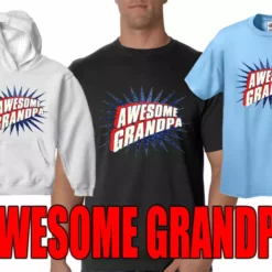 Bewild Awesome Grandpa Vintage Adult Hoodie