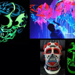 Bewild Next Generation SUPER Glow In The Dark (And Blacklight) Paint Glow & Black Light Paint