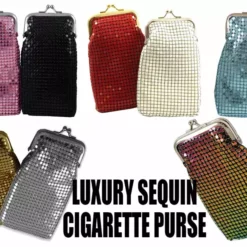 Bewild Luxury Sequin Cigarette Purse Cigarette Cases