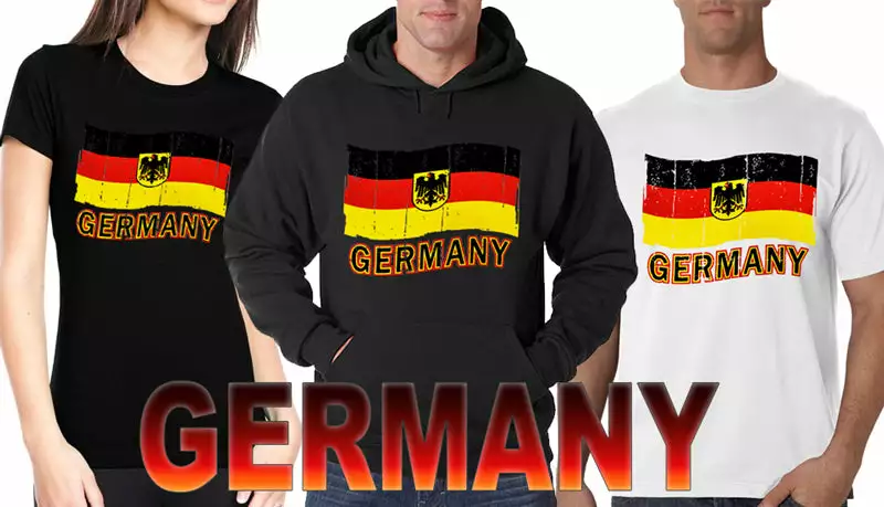 Bewild Germany Vintage Flag Girl's T-Shirt Nationality & Ethnic 10 Bewild Germany Vintage Flag Girl's T-Shirt Nationality & Ethnic