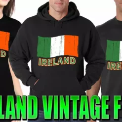 Bewild Ireland Vintage Flag Girl's T-Shirt Nationality & Ethnic 21 Bewild Ireland Vintage Flag Girl's T-Shirt Nationality & Ethnic