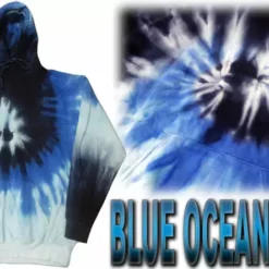 Bewild Tie Dye Hoodie - "Blue Ocean" Tie Dye Hoodie 23 Bewild Tie Dye Hoodie -