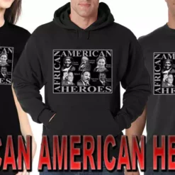 Bewild Nationality & Ethnic African American Heroes Adult Hoodie