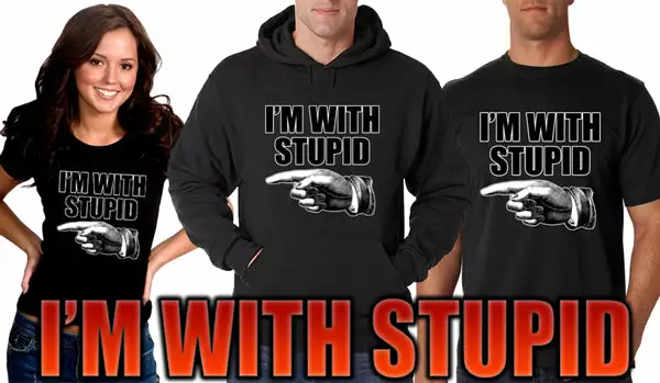 Bewild I'm With Stupid Girl's T-Shirt Cool Funny & Offensive 13 Bewild I'm With Stupid Girl's T-Shirt Cool Funny & Offensive
