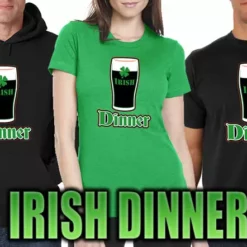 Bewild St. Patrick's Day Irish Dinner Men's T-Shirt Men's T-Shirts