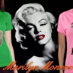 Bewild Marilyn Monroe Retro Tattoo Girl's T-Shirt 19 Bewild Marilyn Monroe Retro Tattoo Girl's T-Shirt