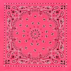Bewild Neon Pink Bandana (Glows Under Black Light) 9 Bewild Neon Pink Bandana (Glows Under Black Light)