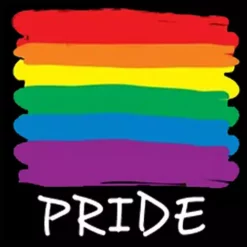 Bewild Rainbow Pride Colors Men's T-Shirt