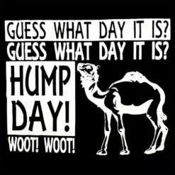 Bewild Guess What Day It Is - Camel Commercial Hump Day Girl's T-Shirt Cool Funny & Offensive