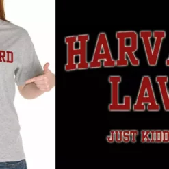 Bewild Harvard Law Just Kidding Girl's T-Shirt Cool Funny & Offensive