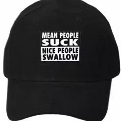 Bewild Mean People Suck Nice People Swallow Baseball Hat Brimmed Hats 19 Bewild Mean People Suck Nice People Swallow Baseball Hat Brimmed Hats