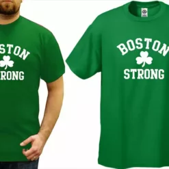 Bewild Boston Strong Irish Shamrock Men's T-Shirt