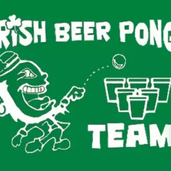 Bewild Beer Pong Shirts - Irish Beer Pong Team Girls T-Shirt St.Patricks Day
