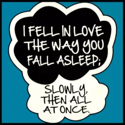 Bewild "I Fell In Love" John Green Quote From The Fault In Our Stars Kid's T-Shirt 21 Bewild