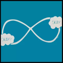 Bewild Famous Quotes And Sayings "Okay? Okay." John Green Quote The Fault In Our Stars Infinity Symbol Kid's T-Shirt 17 Bewild Famous Quotes And Sayings