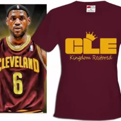 Bewild Sport Inspiration Lebron Kingdom Restored CLEveland Girl's T-shirt 11 Bewild Sport Inspiration Lebron Kingdom Restored CLEveland Girl's T-shirt