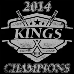 Bewild Sport Inspiration Kings Hockey 2014 Champions Champions Men's T-Shirt