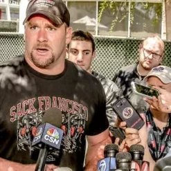 Bewild Sport Inspiration SACK FRANCISCO San Francisco 49ers Football Crewneck Sweatshirt