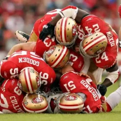 Bewild Sport Inspiration SACK FRANCISCO San Francisco 49ers Football Crewneck Sweatshirt