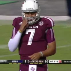 Bewild Sport Inspiration Hill #7 In Texas A&M Colors Girl's T-Shirt