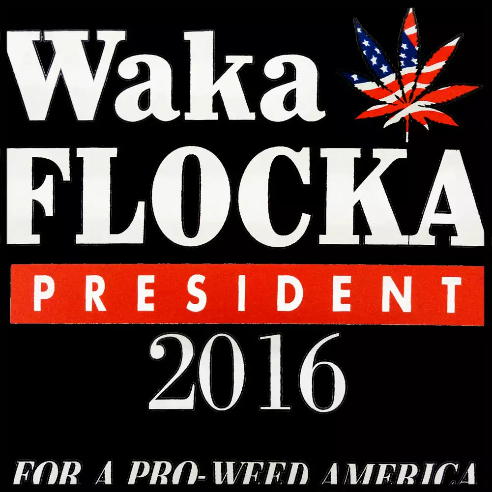 Bewild Political View Waka Flocka For President 2016 Thermal Shirt 6 Bewild Political View Waka Flocka For President 2016 Thermal Shirt