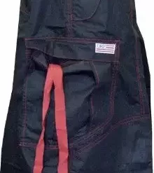 Bewild Unisex 40 " Wide Leg UFO Pants (Black/Red)