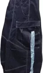 Bewild Unisex 40 " Wide Leg UFO Pants (Navy/Lt. Blue)