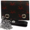 Bewild Wallets & Chains Vintage Skull & Crossbones Genuine Leather Chain Wallet