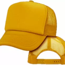Bewild Vintage Trucker Hats - Solid Gold Trucker Cap