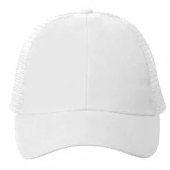 Bewild Vintage Trucker Hats - Solid White Trucker Cap